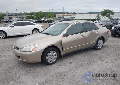 2003 Honda Accord 2.4 Lx из США, поврежденный, VIN 1HGCM56393A087865